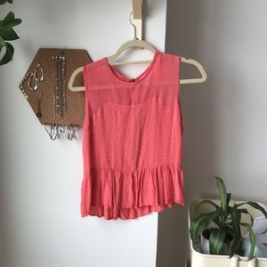 Delicate tank top blouse